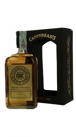 GLENTAUCHERS 27 Years old 1990 2018 70cl 54.4% Cadenhead's - Single Cask