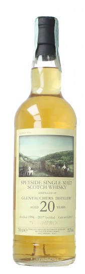 GLENTOSHAN Speyside Scotch whisky 20 year old 1996 2017 70cl 55.3% Hidden Spirits -