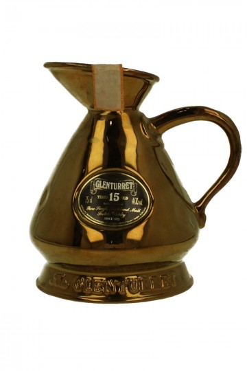 GLENTURRET 15yo Bot.80's 40% OB - Gold Jug