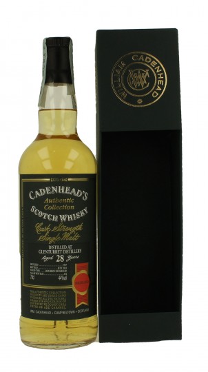 GLENTURRET 28 years old 1987 2016 70cl 44% Cadenhead's - Authentic Collection
