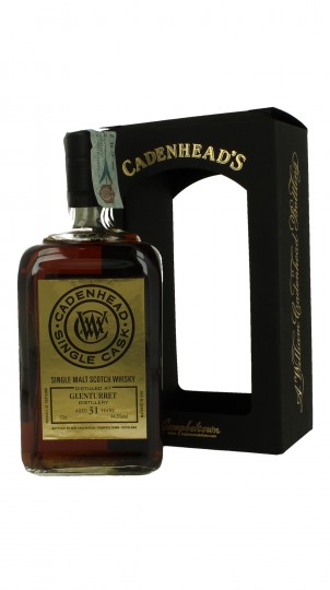 GLENTURRET 31 Years Old 1988 2018 70cl 44.5% Cadenhead's - Single Cask