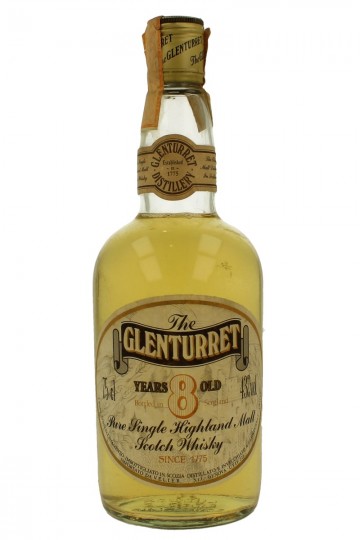 GLENTURRET 8 years old Bot in The 80's 75cl 43% OB