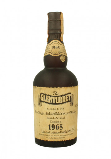 Glenturret Highland  Scotch Whisky 1965 Bot.80's 75cl 43% OB