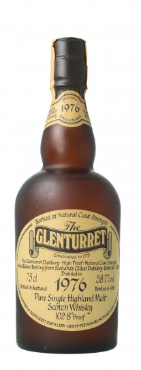 Glenturret Highland  Scotch Whisky 1976 1986 75cl 58.7% OB- level 1cm below neck