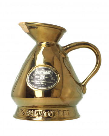 Glenturret Highland Scotch Whisky 21 year old - Bot. in The 80's 75cl 40% Ceramic decanter