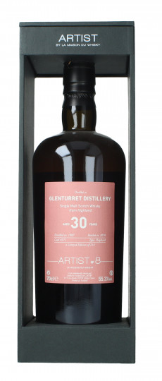 Glenturret Highland  Scotch Whisky 30 Years old 1987 2018 70cl 55.3% LMDW Artist cask 371