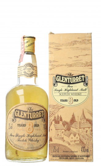 Glenturret Highland  Scotch Whisky 8 year old - Bot.70's-80's 75cl 43% Ob-