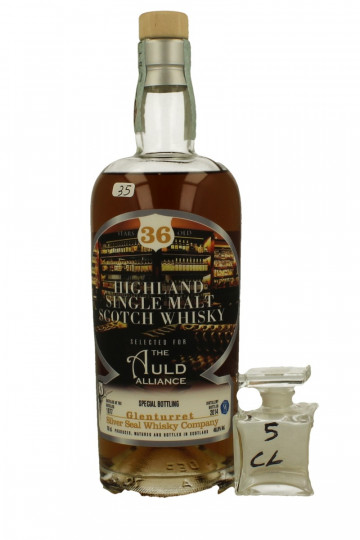 Glenturret  SAMPLE 36 Years old 1977 2014 5CL 48.8% Silver Seal For Auld Alliance SAMPLE 5 CL AMAZING WHISKY  !!!! IS NOT A FULL BOTTLE BUT SAMPLE