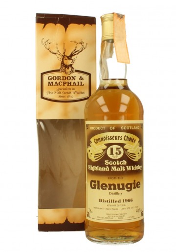 GLENUGIE 15yo 1966 75cl 40% Gordon MacPhail  - Connoiseur Choice