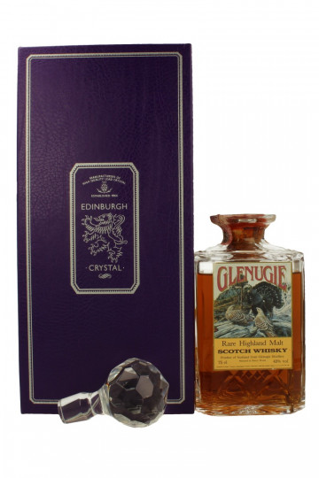Glenugie Speyside Scotch Whisky 20yo Bot.80's 75cl 43% Sestante - Crystal Decanter