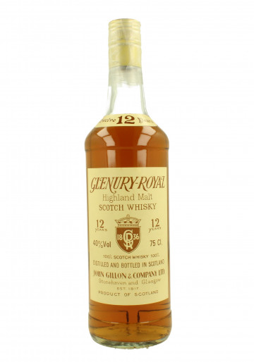 GLENURY ROYAL 12yo Bot.80's 40% OB