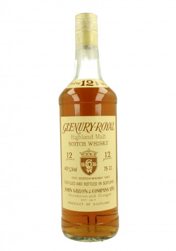 GLENURY ROYAL 12yo Bot.80's 40% OB