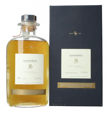 Glenury Royal Highland Scotch Whisky 36  Year old 1968 70cl 51.2% OB-