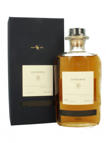 GLENURY ROYAL Highland  Scotch Whisky 36 year old 1970 70cl 57.9 % OB