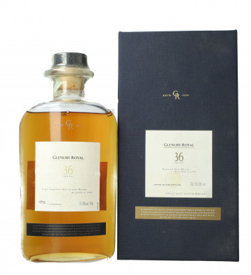 Glenury Royal Highland Scotch Whisky 36  Year old 1970 70cl 57.9% OB- wrong box