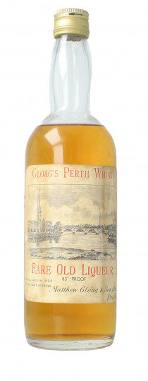 Gloag Perth   Scotch Whisky Bottled 1960 circa 75cl 83 Proof OB-