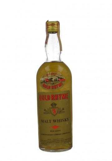 GOLD RHYME  Bot.70's 75cl  40% - Blended