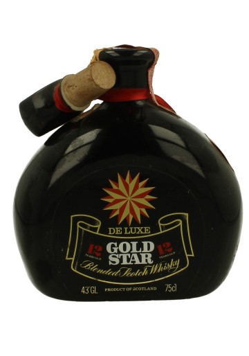 GOLD STAR DeLuxe 12yo Bot.70/80's 75cl 43% - Blended