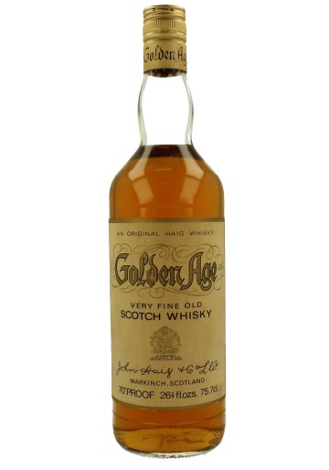 GOLDEN AGE  Bot.70's 26-2/3 Fl.Ozs 70°proof John Haigh & Co. - Blended