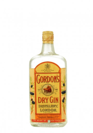 GORDON'S Gin Bot.50's 75cl Spring Cap