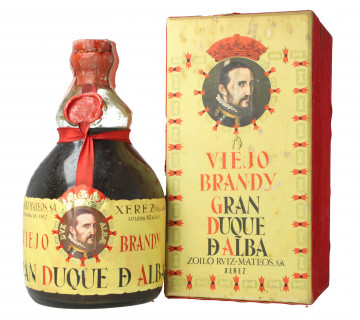 GRAN DUQUE D ALBA Brandy De Luxe Gran Reserve - Bot.70's-80's 75cl 40% SPANISH BRANDY Solera 80 anos