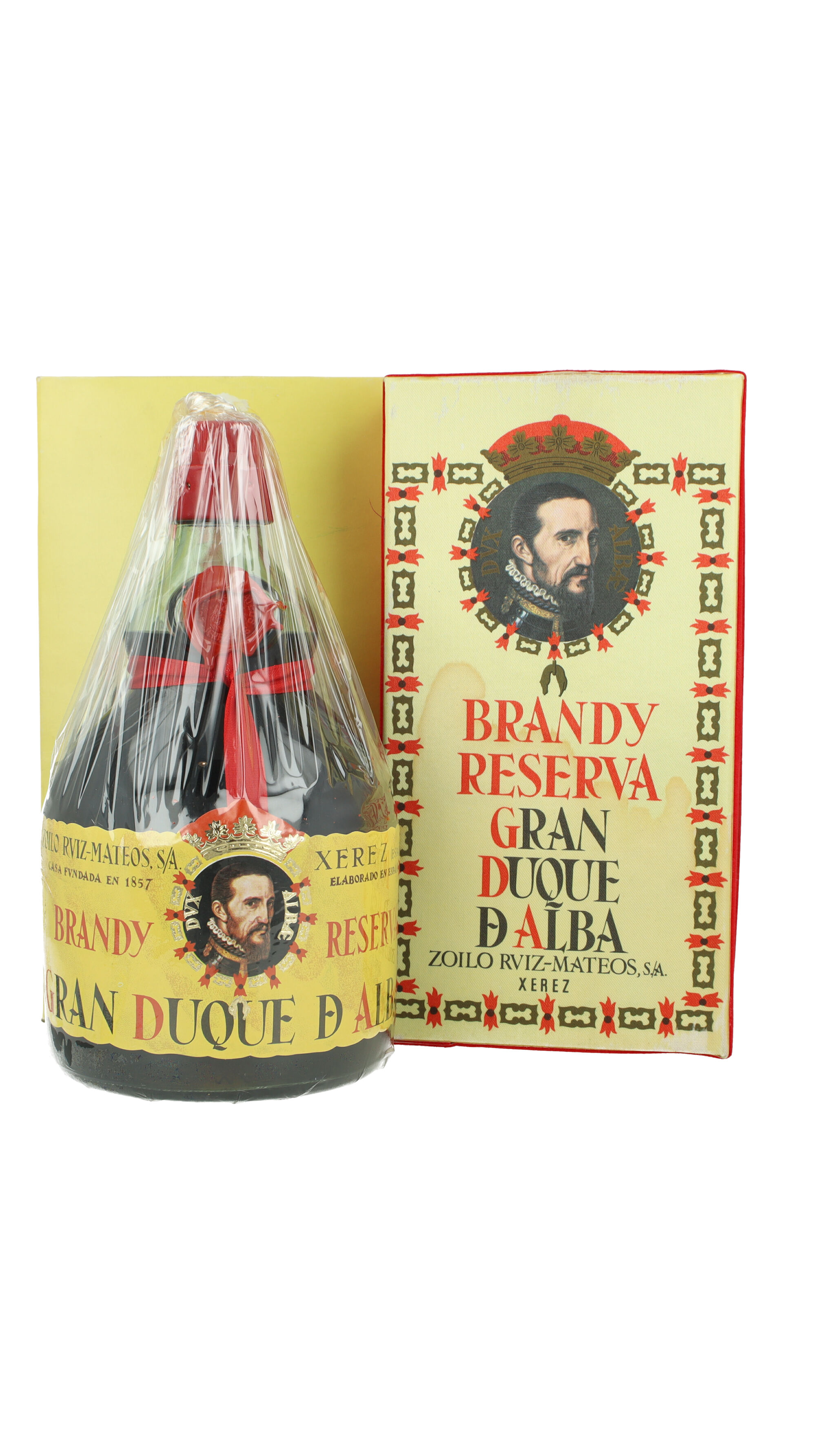 GRAN DUQUE D ALBA SPANISH BRANDY 75 CL 40% VERY OLD BOTTLE