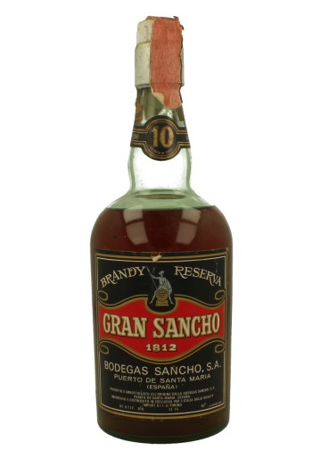 GRAN SANCHO Brandy Bot.60/70's 75cl 40 %