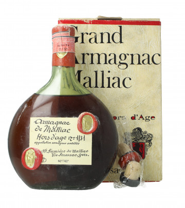 GRAND ARMAGNAC De  Malliac Hors d'age Bottled 1960 -1970 circa 75cl 42%