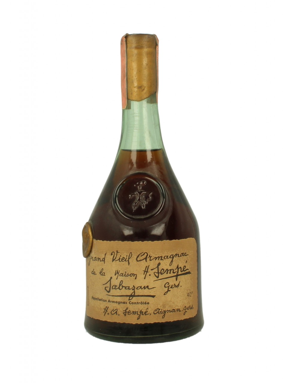 GRAND VIEL ARMAGNAC SEMPE 1942 75 CL 40 % VERY VERY RARE