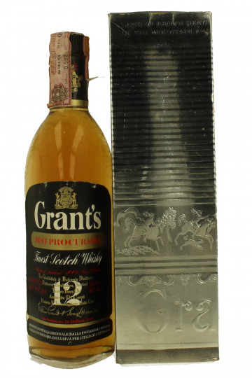 GRANT'S Best Procurable 12  Years old Bot 60/70's 75cl 43% William Grants - Blended