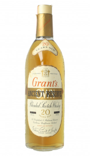 GRANT'S Blended Scotch Whisky (Glenfiddich ) 20 Year Old - Bot.60's or 70's 75cl 43% ANCIENT RESERVE