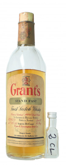 Grant's stand Fast (Glenfiddich ) Blended Speyside Scotch Whisky - Bot.60's or early 70's 2cl 43% OB- TOP SAMPLE 2 CL !!!!