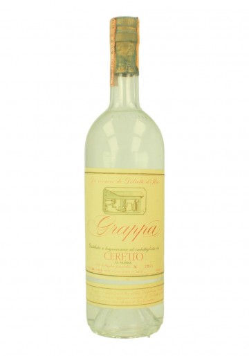 GRAPPA DOLCETTO  CERRETO 75CL 45% VERY OLD BOTTLES 