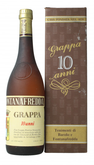 Grappa Fontanafredda 10 Year old 1970  circa 75cl 45%