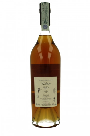 GRAPPA GRHUM Gran  RISERVA 2023 edition 70cl 40% SILVER SEAL AGED IN Virgin Oak for 3 year and 3 Year in Nicaragua Rum cask