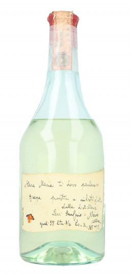 GRAPPA LEVI SERAFINO 1970  circa 75cl 55% OB  - Handwritten label Cara Maria ti devo parlare