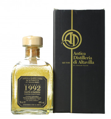 Grappa mazzetti Altavilla Barbera 1992 70cl 49%
