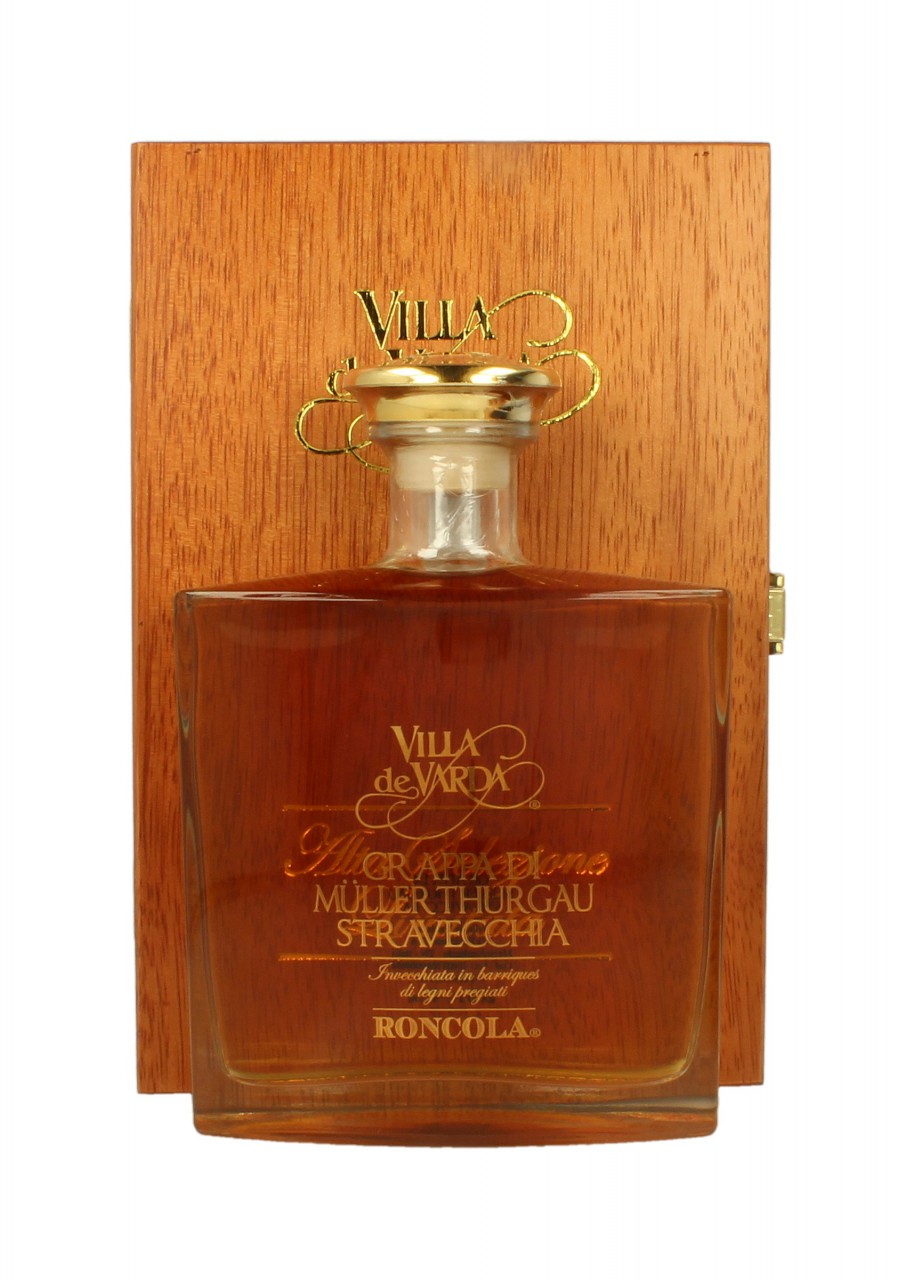 GRAPPA MULLER THURGAU STRAVECCHIA -RONCOLA VILLA DE VARDA 70 CL 40% -  Products - Whisky Antique, Whisky & Spirits