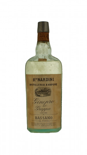 GRAPPA NARDINI BOTTLED IN THE 60'S /70'S 100cl 45% Ginepro del Grappa