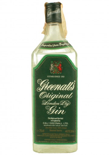 GREENALL'S 75cl 40% OB - London Dry Gin