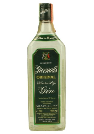 GREENALL'S Gin Bot.90/00's 70cl 40%