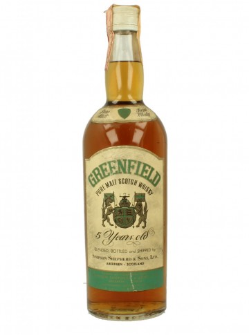 GREENFIELD Pure Malt 5yo Bot.60/70's 75cl 43%