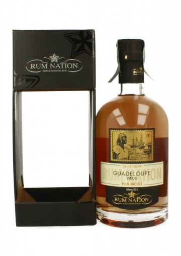 GUADELOUPE VIEUX 70cl 40% Rum Nation  - Rum Agricole