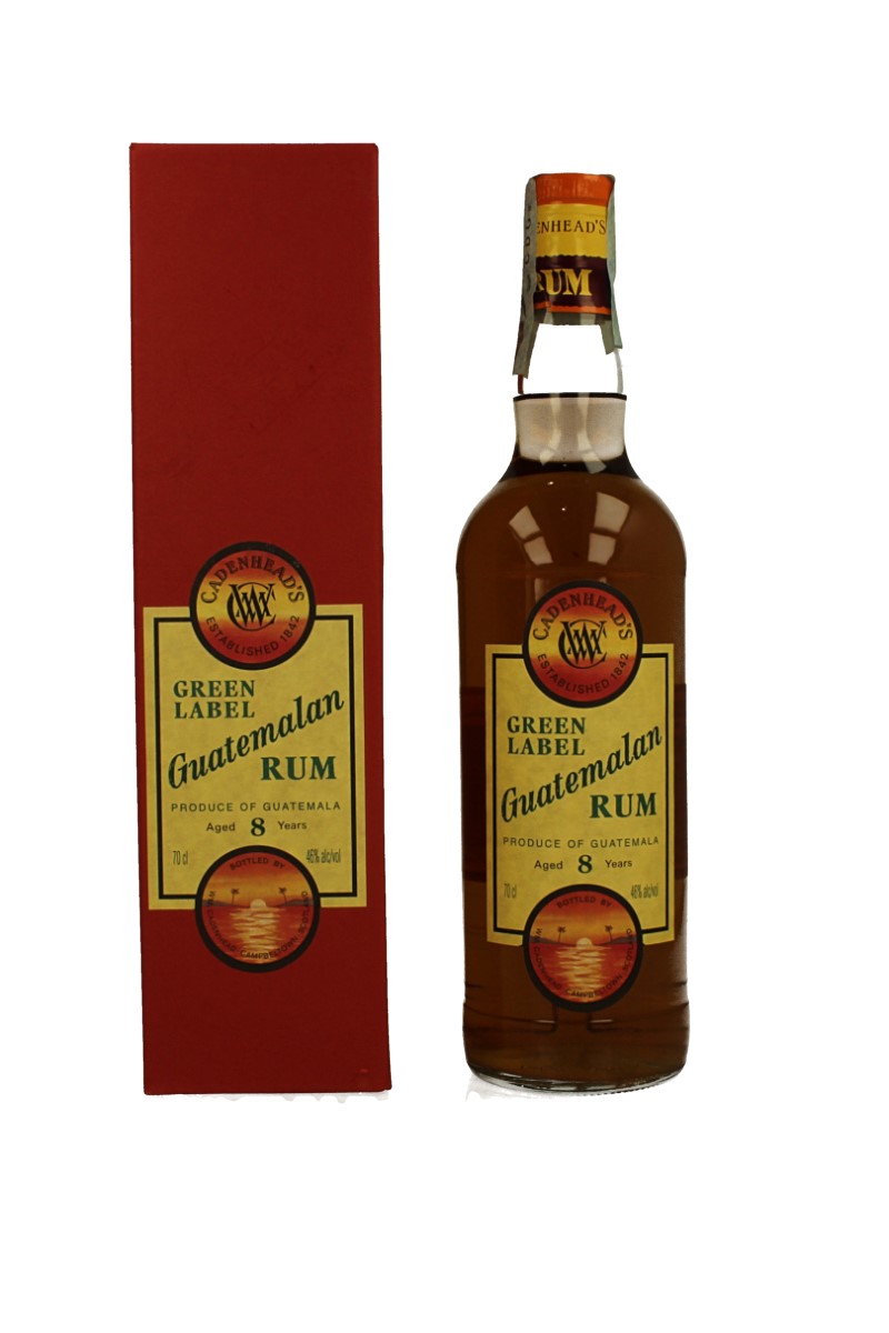 GUATEMALA Rum 8 years old 70cl 46 Cadenhead's Green Label Products