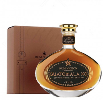 GUATEMALA XO 70cl 40% Rum Nation 20th Anniversary decanter