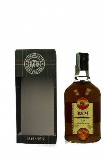 GUYANA RUM Enmore 26 years old 1990 2017 70cl 57.2% Cadenhead's 175th Anniversary