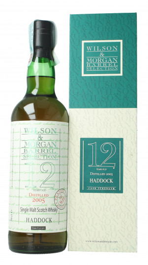Haddock Loch lomond Highland Scotch Whisky 12 year old 2005 70cl 56.8% Wilson & Morgan  -
