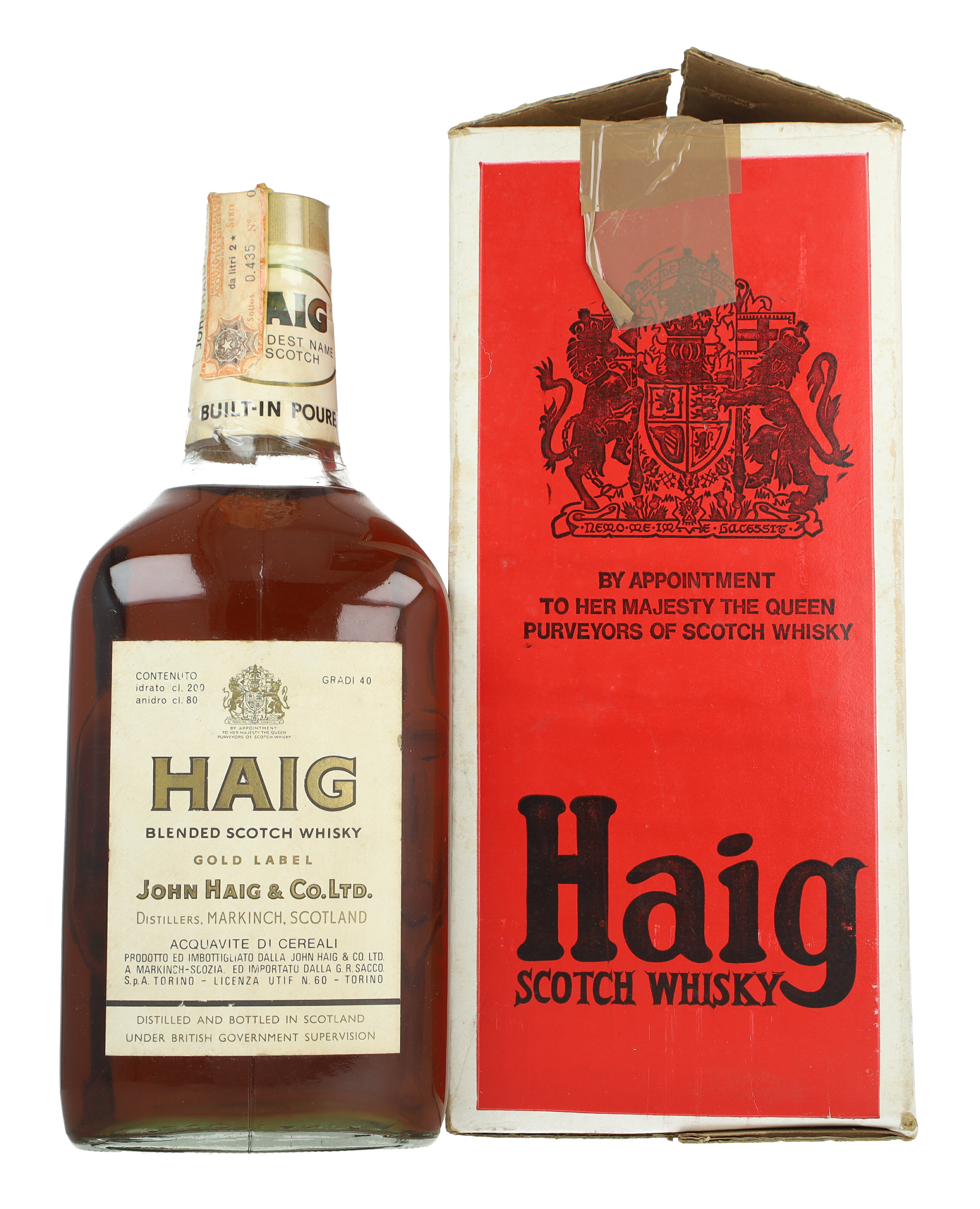 HAIG Blended Scotch Whisky　760ml 古酒　特級 Haig Blended Scotch Whisky Bot. in the 70's 2 liter 43% - Products