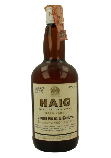 HAIG Gold Label Bot.70/80's 75cl 43% John Haigh & Co. - BlendedAn Cnoc, Glenkinchie, Glenlossie, Linkwood, Mannochmore, Teaninic