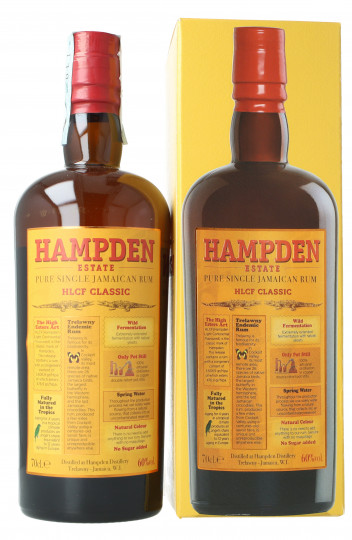HAMPDEN ESTATE Jamaican rum 70cl 60% Pure Single Jamaican Rum HLCF